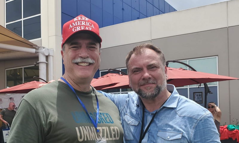 Pastor Artur Pawlowski and Tom at Health & Freedom Conference 2021 in Tampa, FL
